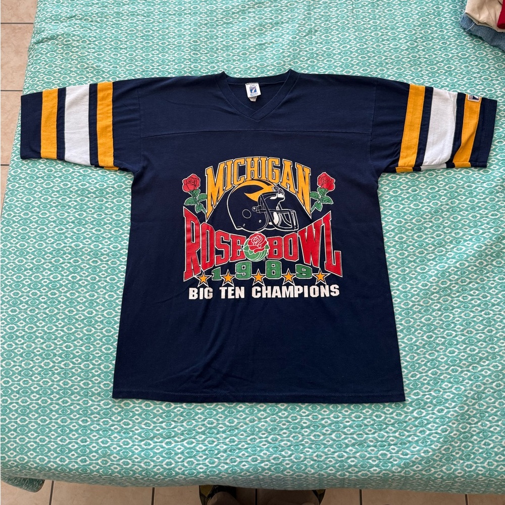 University of Michigan x Rose Bowl 1989 Vintage Jersey